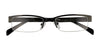 Takumi T9925 Eyeglasses | Size 47 / Satin Black & White