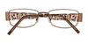 Takumi T9943 Eyeglasses with Clip-on Sunglasses | Size 51 / Satin Brown