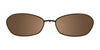 Takumi T9949 Eyeglasses with Clip-on Sunglasses | Size 53 / Dark Chocolate