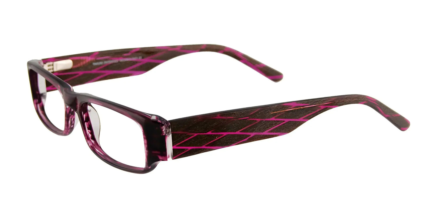 Takumi T9961 Eyeglasses with Clip-on Sunglasses Clear Purple Takumi T9961 Eyeglasses with Clip-on Sunglasses Clear Purple