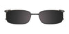 Takumi T9988 Eyeglasses with Clip-on Sunglasses | Size 52 / Shiny & Matt Dark Grey