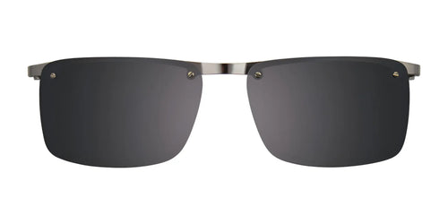 Takumi T9990 Eyeglasses with Clip-on Sunglasses / Size 52 / Dark Blue