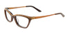 Takumi T9997 Eyeglasses with Clip-on Sunglasses | Size 50 / Brown & Beige