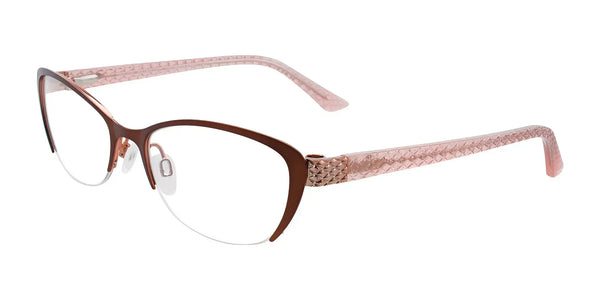 Takumi TK1013 Eyeglasses with Clip-on Sunglasses | Size 51 / Satin Dark Bronze