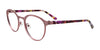 Takumi TK1020 Eyeglasses with Clip-on Sunglasses | Size 51 / Satin Light Pink
