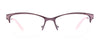 Takumi TK1021 Eyeglasses with Clip-on Sunglasses | Size 54 / Shiny Light Pink & Shiny Gunmetal