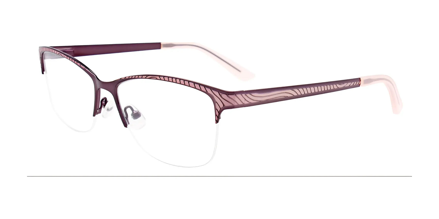 Takumi TK1021 Eyeglasses with Clip-on Sunglasses Shiny Light Pink & Shiny Gunmetal / Blueclip Takumi TK1021 Eyeglasses with Clip-on Sunglasses Shiny Light Pink & Shiny Gunmetal / Blueclip