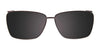Takumi TK1031 Eyeglasses with Clip-on Sunglasses | Size 54 / Brown Marbled