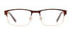 Takumi TK1033 Eyeglasses with Clip-on Sunglasses | Size 53 / Black & Blue