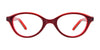 Takumi TK1041 Eyeglasses | Size 41 / Dark Red & Red