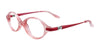 Takumi TK1042 Eyeglasses | Size 40 / Light Pink & Crystal