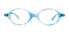 Takumi TK1042 Eyeglasses | Size 40 / Light Blue & Crystal