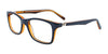 Takumi TK1043 Eyeglasses | Size 48 / Navy & Orange