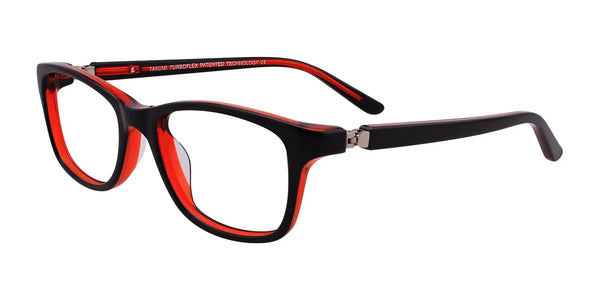 Takumi TK1045 Eyeglasses | Size 46 / Black & Red