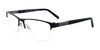 Takumi TK1046 Eyeglasses with Clip-on Sunglasses | Size 55 / Satin Black & Dark Steel