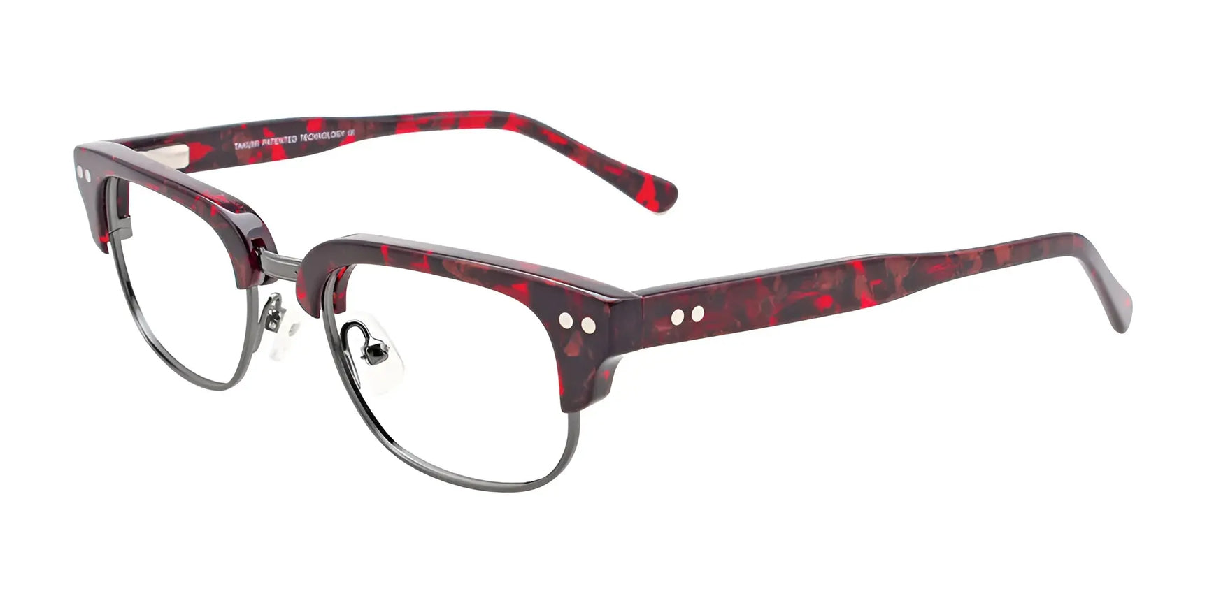 Takumi TK1069 Eyeglasses Red & Dark Grey Takumi TK1069 Eyeglasses Red & Dark Grey