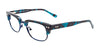 Takumi TK1069 Eyeglasses | Size 44 / Blue Marbled & Navy