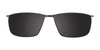 Takumi TK1070 Eyeglasses with Clip-on Sunglasses | Size 56 / Satin Brown