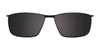 Takumi TK1070 Eyeglasses with Clip-on Sunglasses | Size 56 / Satin Brown