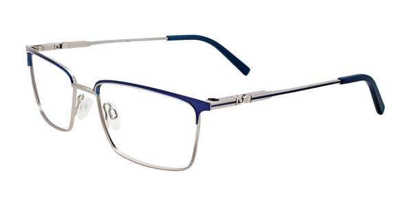 Takumi TK1078 Eyeglasses | Size 53 / Matt Blue & Silver