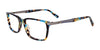 Takumi TK1080 Eyeglasses with Clip-on Sunglasses | Size 52 / Demi Blue & Steel