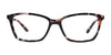 Takumi TK1082 Eyeglasses with Clip-on Sunglasses | Size 51 / Copper & Black & Crystal