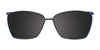 Takumi TK1082 Eyeglasses with Clip-on Sunglasses | Size 51 / Copper & Black & Crystal