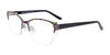 Takumi TK1089 Eyeglasses with Clip-on Sunglasses | Size 52 / Black & White & Red & Yellow & Green