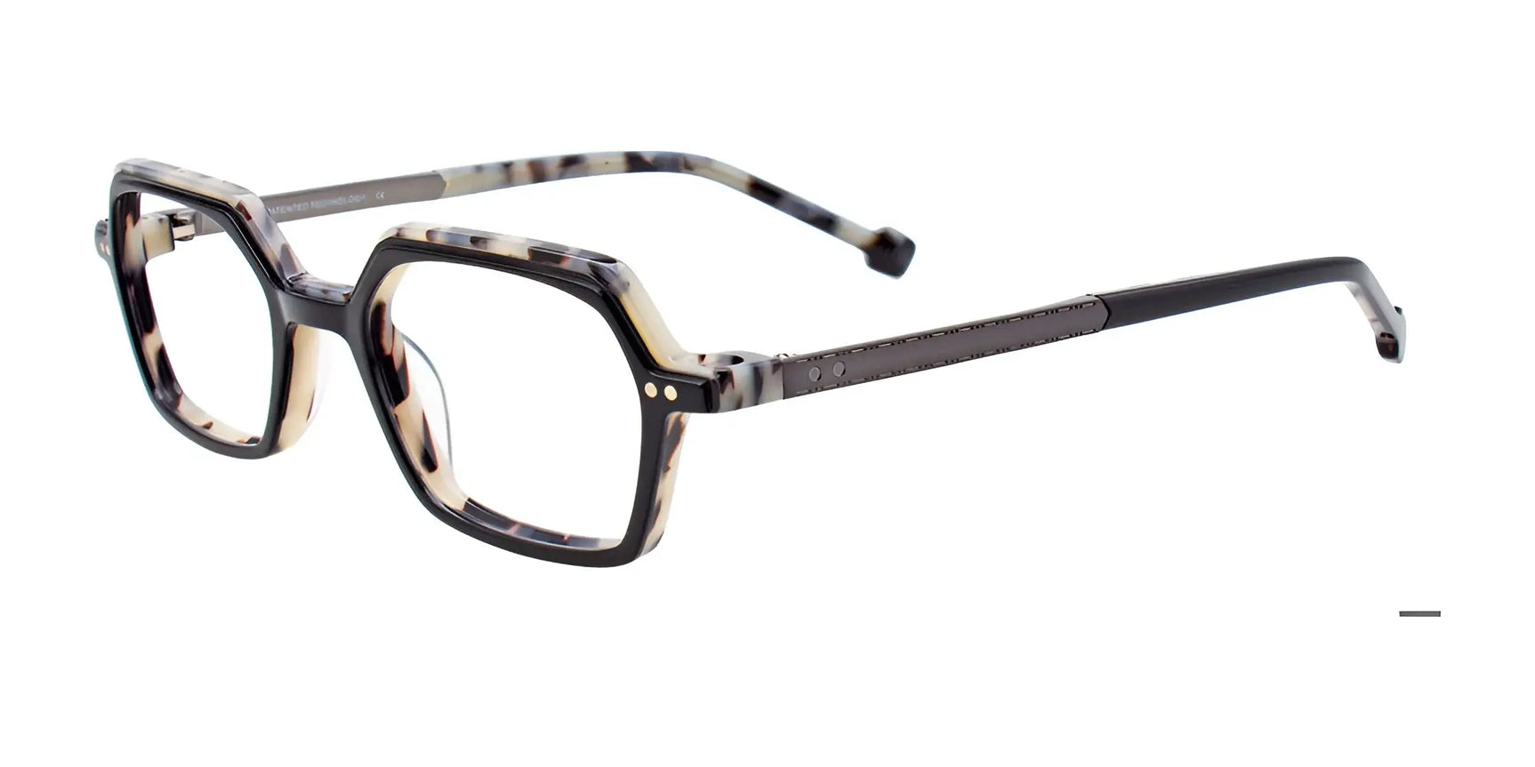 Takumi TK1096 Eyeglasses with Clip-on Sunglasses Black & Demi Grey Takumi TK1096 Eyeglasses with Clip-on Sunglasses Black & Demi Grey