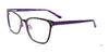 Takumi TK1097 Eyeglasses with Clip-on Sunglasses | Size 53 / Purple & Multi