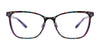 Takumi TK1097 Eyeglasses with Clip-on Sunglasses | Size 53 / Black & Multi