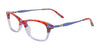Takumi TK1098 Eyeglasses | Size 46 / Light Blue & Red & Orange