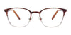 Takumi TK1099 Eyeglasses | Size 44 / Matt Brown Camo & Steel