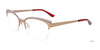 Takumi TK1110 Eyeglasses with Clip-on Sunglasses | Size 53 / Satin Brown & White