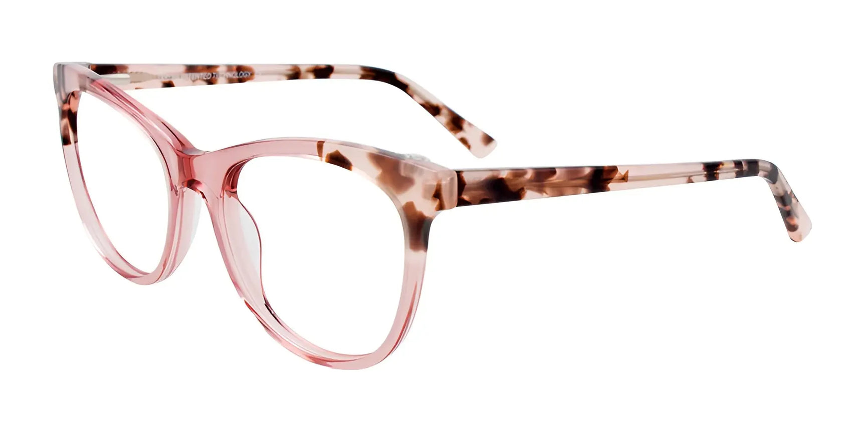 Takumi TK1112 Eyeglasses with Clip-on Sunglasses Light Pink Crystal & Demi Pink Takumi TK1112 Eyeglasses with Clip-on Sunglasses Light Pink Crystal & Demi Pink