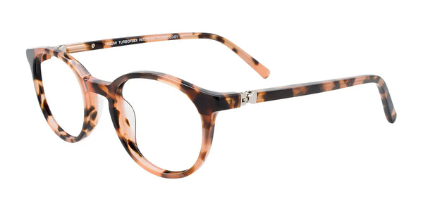 Takumi TK1114 Eyeglasses | Size 43 / Brown & Pink Demi