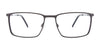 Takumi TK1115 Eyeglasses with Clip-on Sunglasses | Size 54 / Matt Brown & Dark Brown