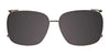 Takumi TK1116 Eyeglasses with Clip-on Sunglasses | Size 55 / Clip Only (Color №050)