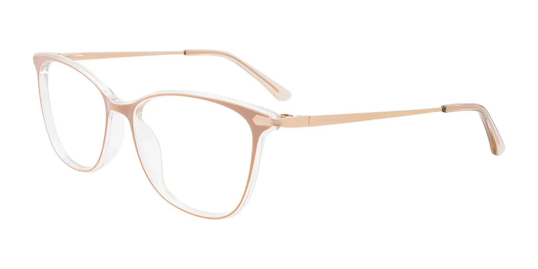 Takumi TK1128 Eyeglasses with Clip-on Sunglasses Beige & Crystal Takumi TK1128 Eyeglasses with Clip-on Sunglasses Beige & Crystal