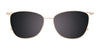 Takumi TK1128 Eyeglasses with Clip-on Sunglasses | Size 51 / Beige & Crystal