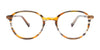 Takumi TK1136 Eyeglasses | Size 44 / Black & Green & Crystal Marbled