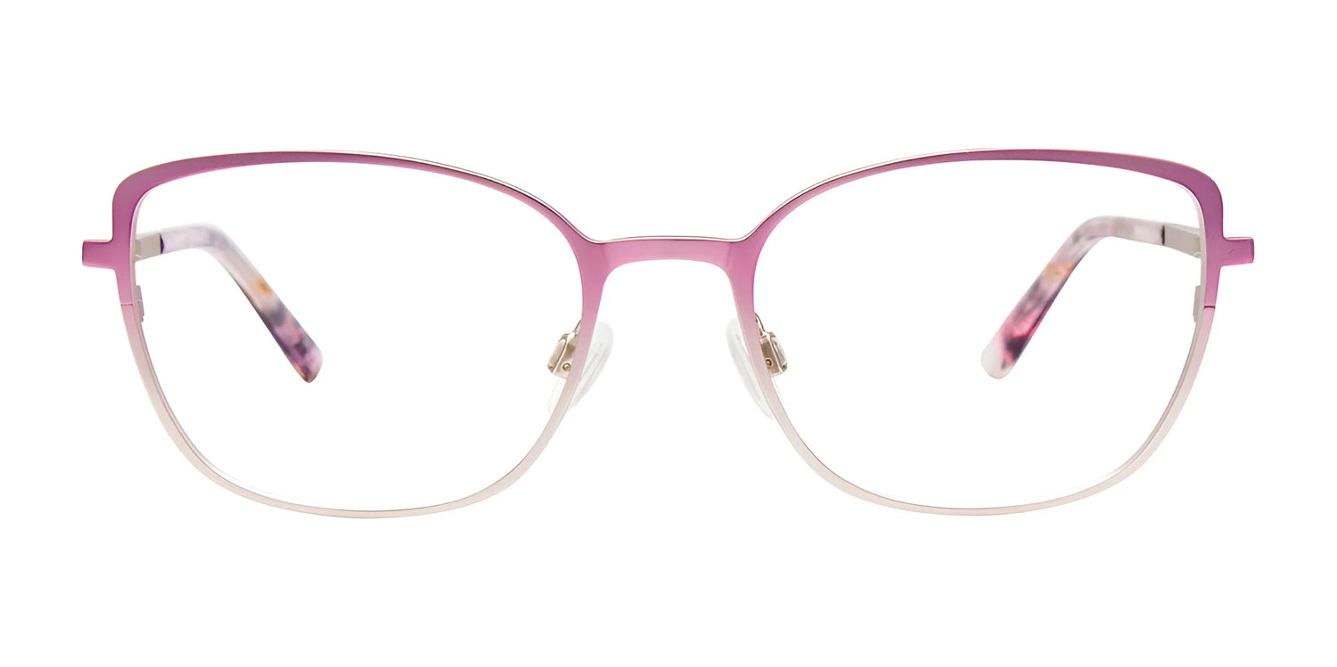 Takumi TK1143 Eyeglasses with Clip-on Sunglasses Matt Light Purple & Matt Silver Takumi TK1143 Eyeglasses with Clip-on Sunglasses Matt Light Purple & Matt Silver