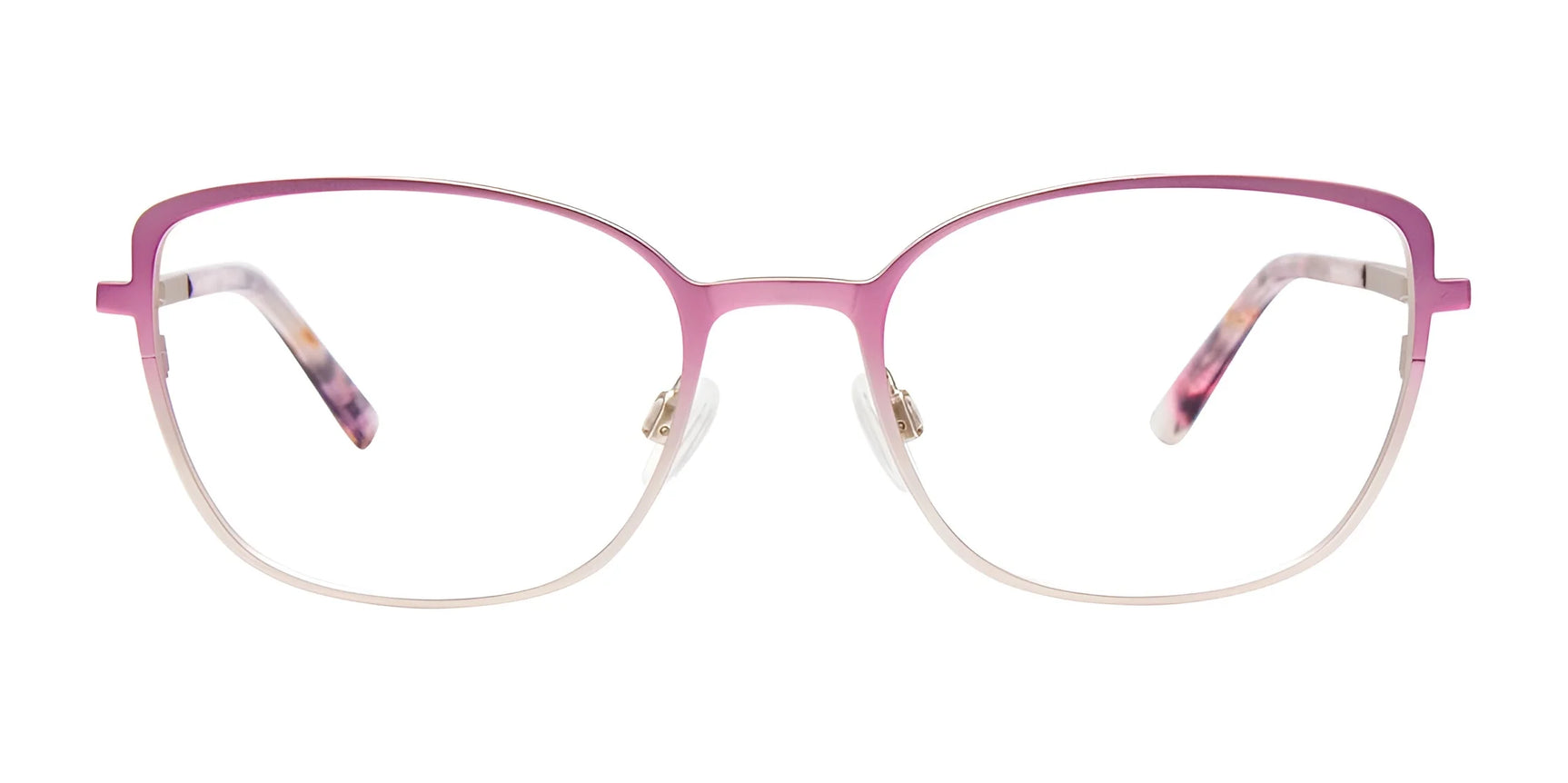 Takumi TK1143 Eyeglasses with Clip-on Sunglasses Matt Light Purple & Matt Silver Takumi TK1143 Eyeglasses with Clip-on Sunglasses Matt Light Purple & Matt Silver