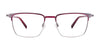 Takumi TK1147 Eyeglasses with Clip-on Sunglasses | Size 51 / Matt Steel & Matt Burgundy