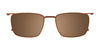 Takumi TK1147 Eyeglasses with Clip-on Sunglasses | Size 51 / Clip Only (Color №010)
