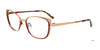 Takumi TK1148 Eyeglasses with Clip-on Sunglasses | Size 53 / Matt Gold & Dark Brown