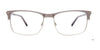 Takumi TK1152 Eyeglasses with Clip-on Sunglasses | Size 58 / Demi Amber & Matt Light Brown