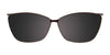 Takumi TK1162 Eyeglasses with Clip-on Sunglasses | Size 55 / Clip Only (Color №010)