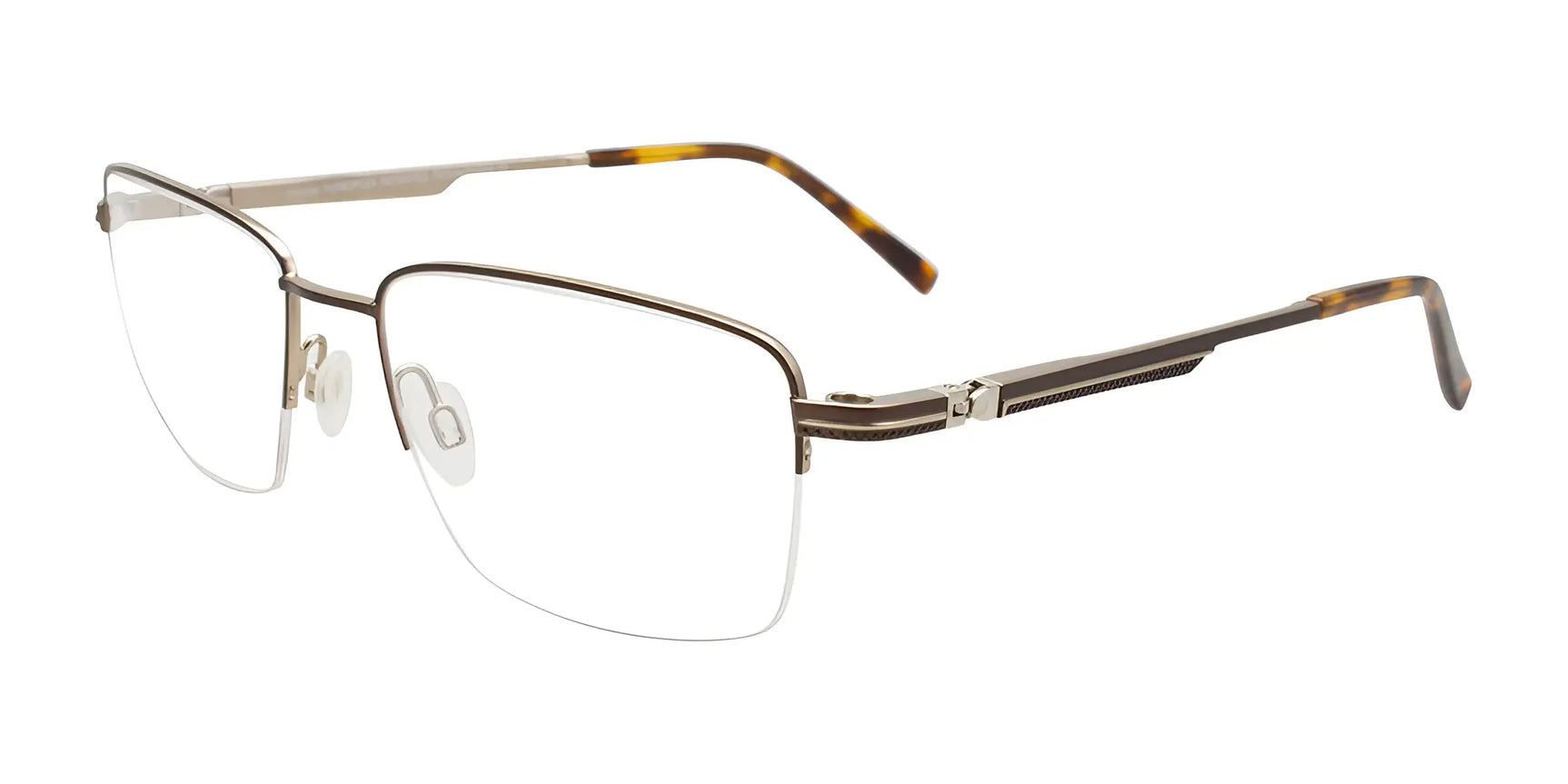 Takumi TK1166 Eyeglasses with Clip-on Sunglasses Matt Dark Brown & Matt Silver Takumi TK1166 Eyeglasses with Clip-on Sunglasses Matt Dark Brown & Matt Silver