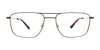 Takumi TK1167 Eyeglasses with Clip-on Sunglasses | Size 57 / Matt Black & Shiny Silver
